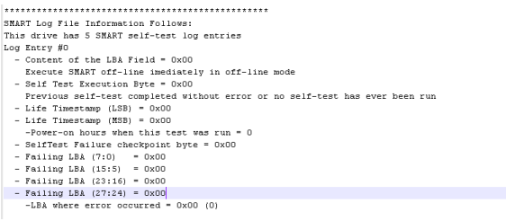 Introduction to SMART Logs